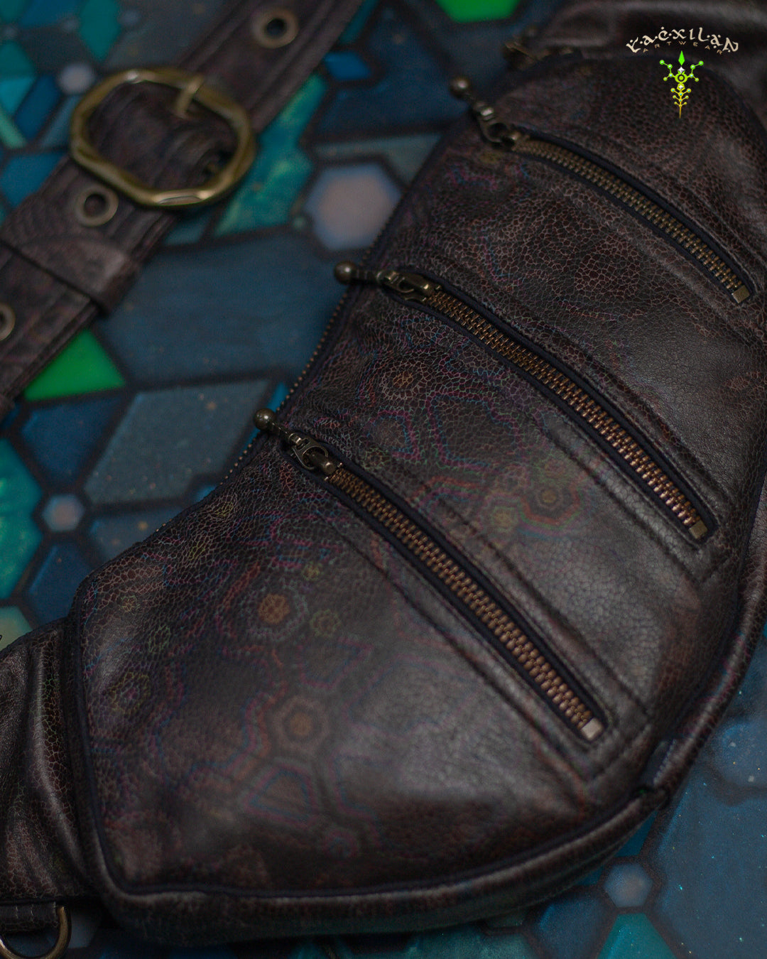 Botta Bag / Fake Leather Buckle - Grey PSYGALAK Snake